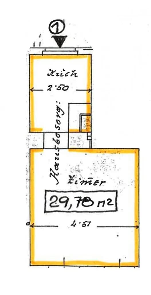 1-Zimmer-Wohnung kaufen in Wien – 27,54 m², € 27.000 – Bild 4 von 4