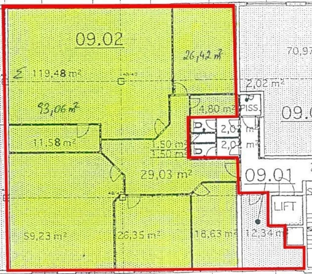 7-Zimmer-Gewerbeimmobilie mieten in Linz – 284 m², € 3.827 – Bild 23 von 26
