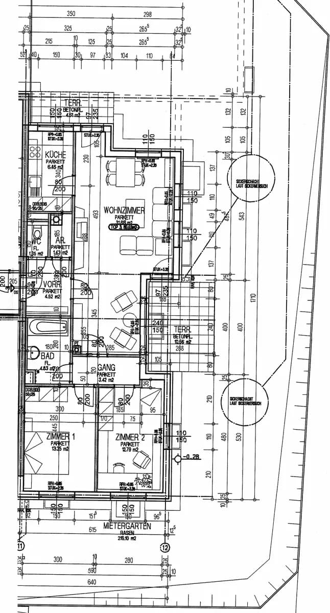 3-Zimmer-Wohnung mieten in Amstetten – 80,03 m², € 890 – Bild 2 von 2
