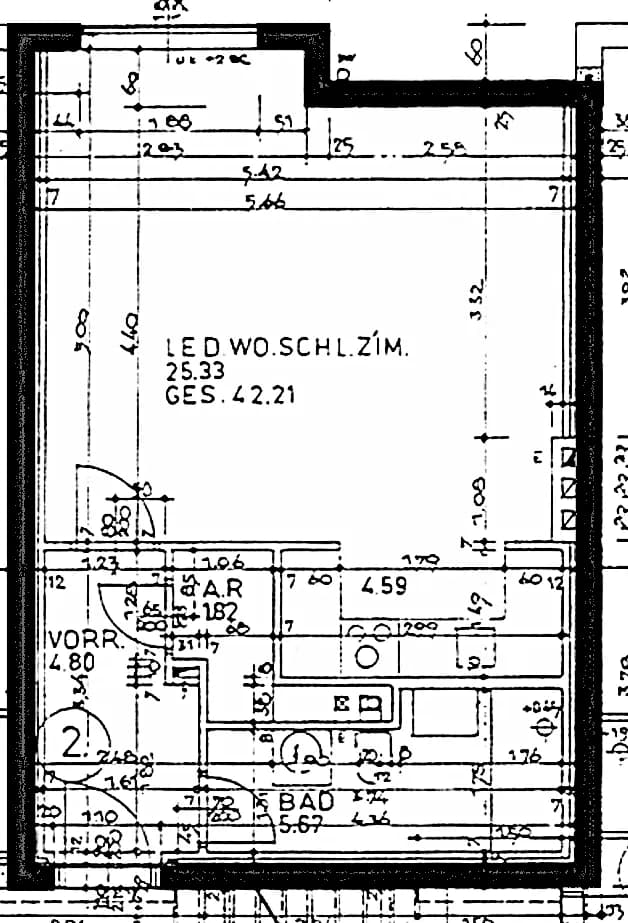 1-Zimmer-Wohnung mieten in Lilienfeld – 42,2 m², € 372 – Bild 2 von 2