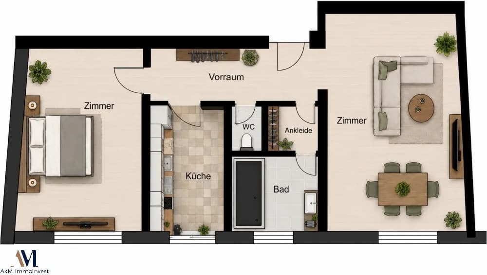2-Zimmer-Wohnung mieten in Gänserndorf – 65,38 m², € 699 – Bild 6 von 6