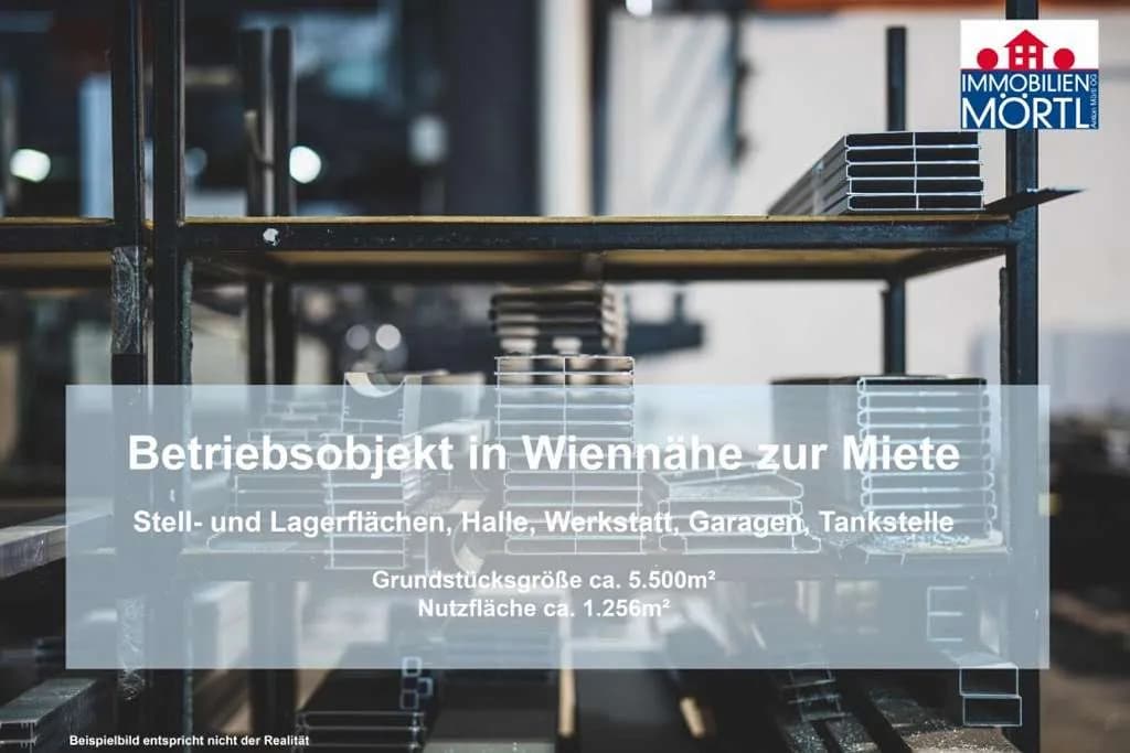 Gewerbeimmobilie mieten in Mistelbach – 1 256 m², € 18.000