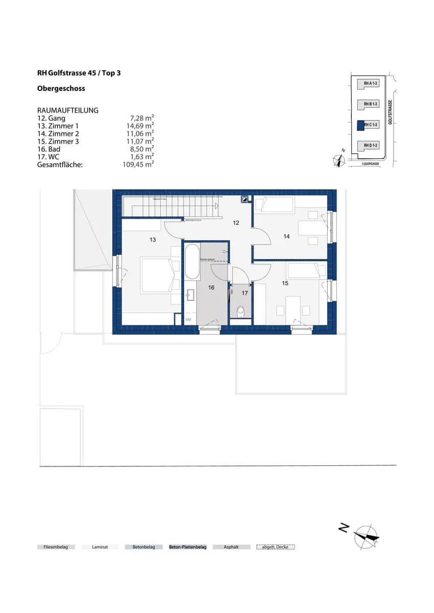 4-Zimmer-Haus mieten in Wiener Neustadt Land – 109,45 m², € 1.162 – Bild 3 von 5