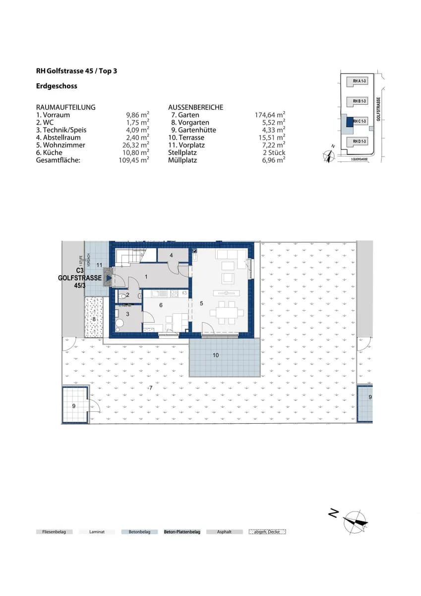 4-Zimmer-Haus mieten in Wiener Neustadt Land – 109,45 m², € 1.162 – Bild 4 von 5