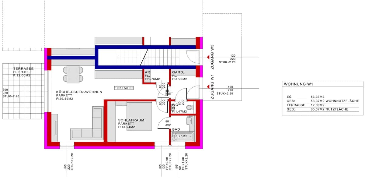 2-Zimmer-Wohnung kaufen in Steyr – 53,37 m², € 256.176 – Bild 2 von 2