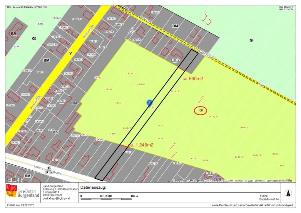 Grundstück kaufen in Neusiedl am See – 1 245 m², € 215.000 – Bild 8 von 8