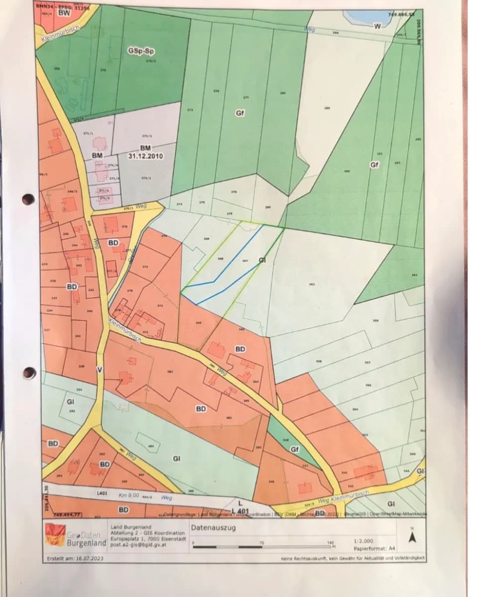 Grundstück kaufen in Güssing – 6 455 m², € 60.000 – Bild 3 von 6
