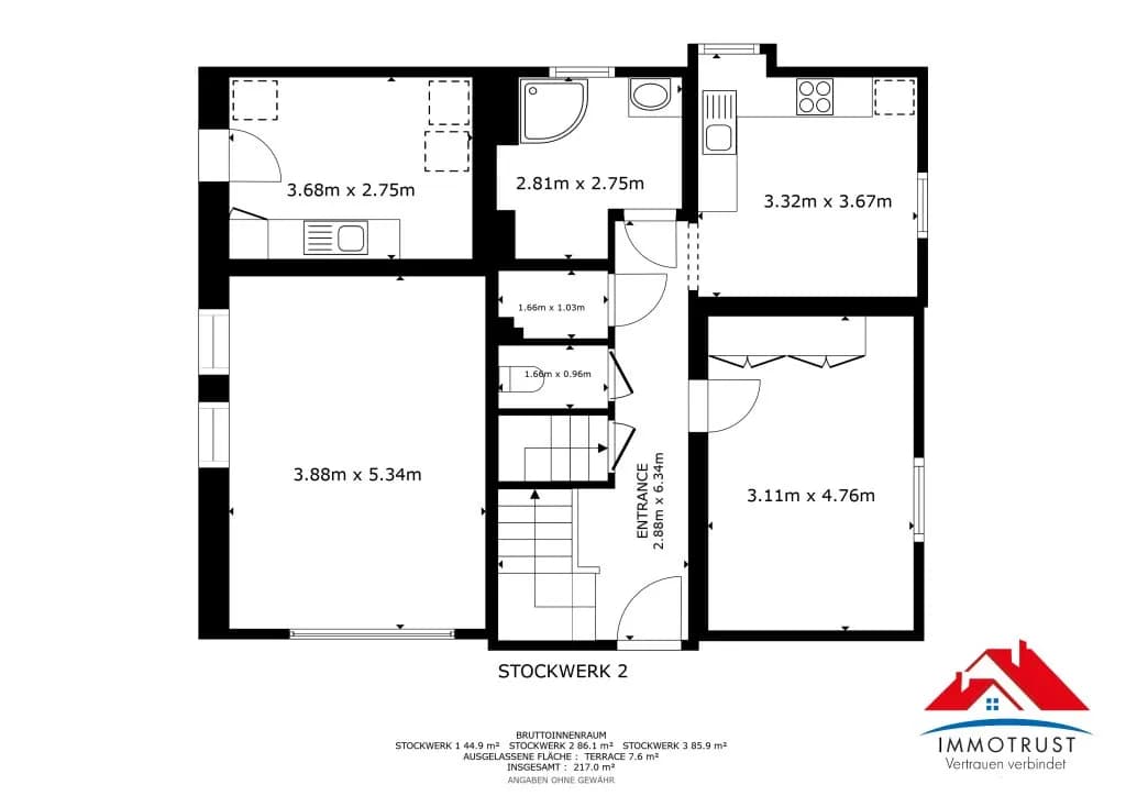 4-Zimmer-Haus kaufen in Klagenfurt – 172 m², € 475.000 – Bild 19 von 21