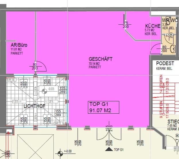 Gewerbeimmobilie mieten in Wien – 91 m², € 2.832 – Bild 16 von 17