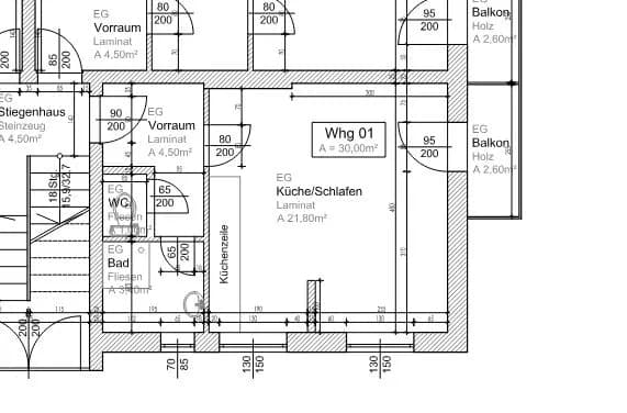 1-Zimmer-Wohnung kaufen in Graz – 31 m², € 83.000 – Bild 14 von 14