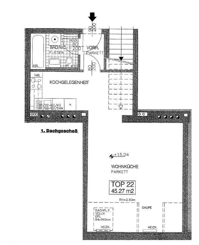 1-Zimmer-Wohnung kaufen in Wien – 45,27 m², € 339.000 – Bild 14 von 15