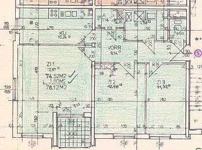 3-Zimmer-Wohnung kaufen in Baden – 78,12 m², € 285.000 – Bild 12 von 12