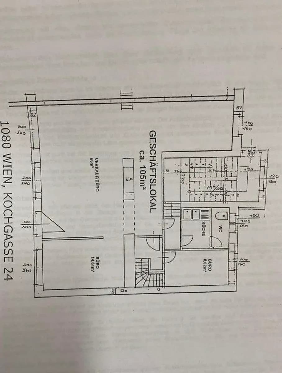 1-Zimmer-Gewerbeimmobilie mieten in Wien – 15 m², € 550 – Bild 2 von 5