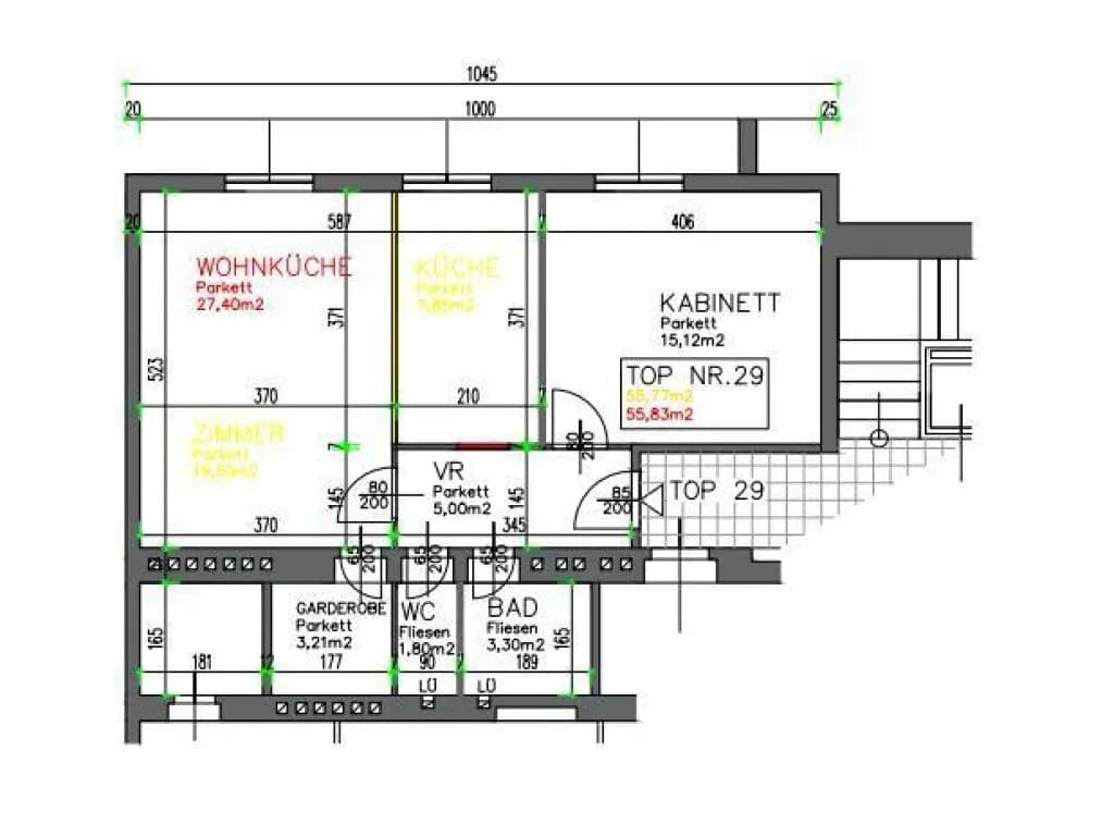 2-Zimmer-Wohnung kaufen in Wien – 55,83 m², € 299.000 – Bild 11 von 11