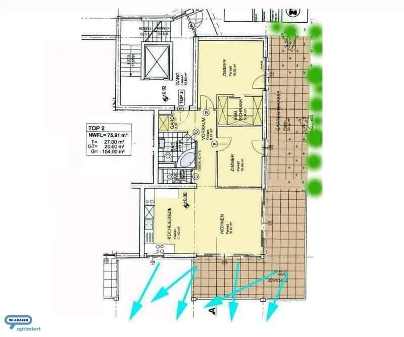 Wohnung mieten in Klagenfurt Land – 76 m², € 1.583 – Bild 10 von 24