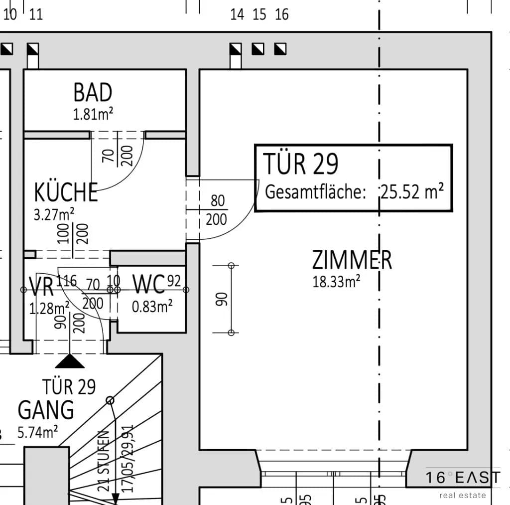 1-Zimmer-Wohnung kaufen in Wien – 26,46 m², € 125.000 – Bild 11 von 11