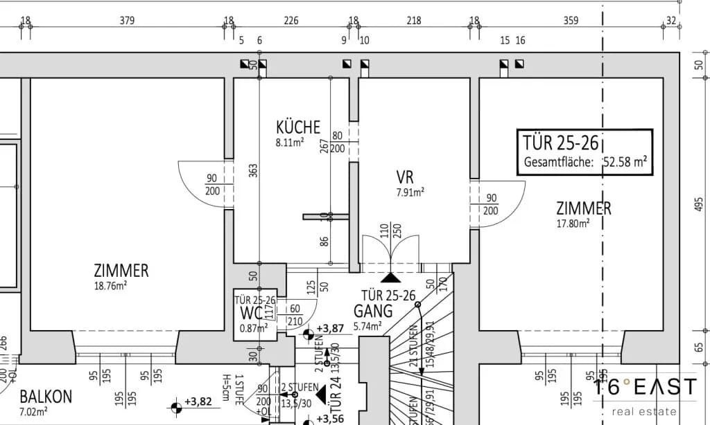 2-Zimmer-Wohnung kaufen in Wien – 53,45 m², € 155.000 – Bild 8 von 8
