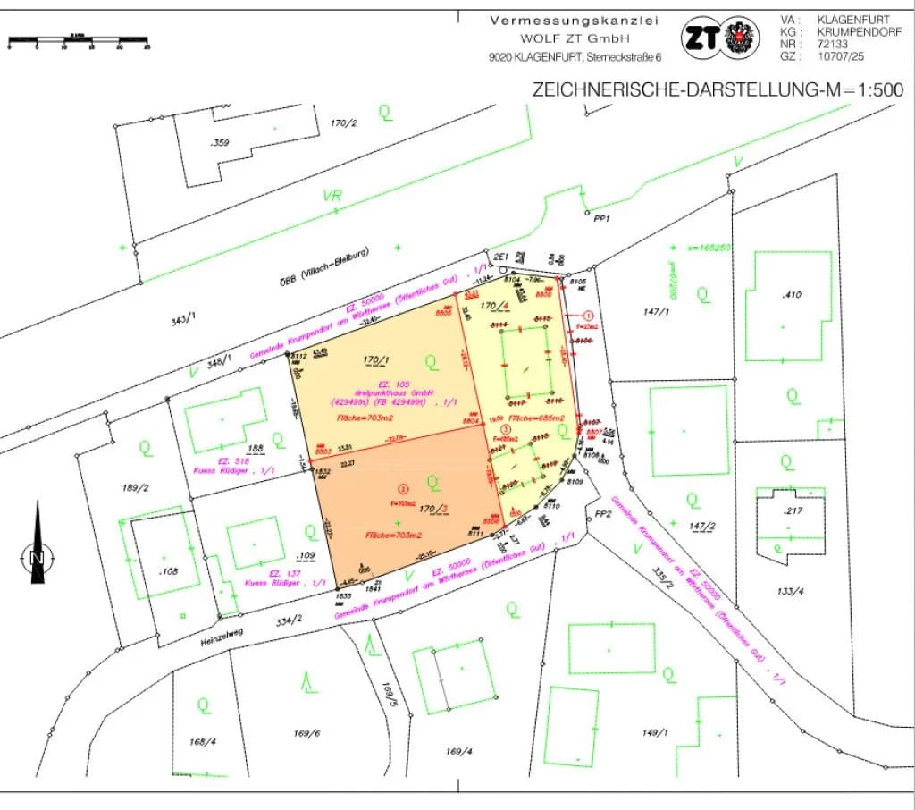 Grundstück kaufen in Klagenfurt Land – 685 m², € 220.000 – Bild 8 von 8