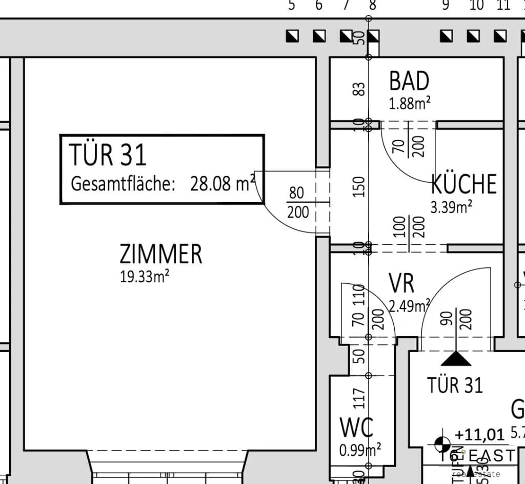 1-Zimmer-Wohnung kaufen in Wien – 28,08 m², € 135.000 – Bild 10 von 10
