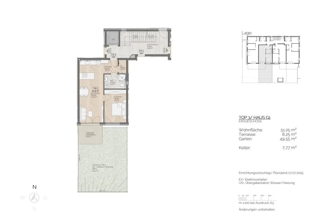 2-Zimmer-Wohnung kaufen in Vöcklabruck – 51,25 m², € 355.210 – Bild 3 von 3