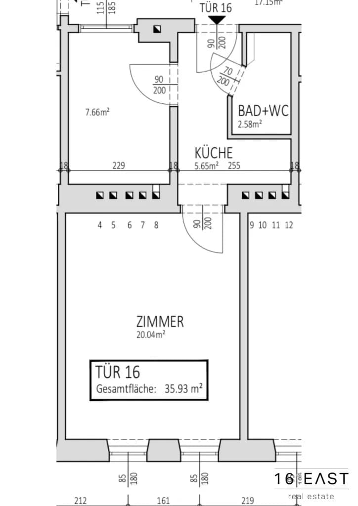 1-Zimmer-Wohnung kaufen in Wien – 35,02 m², € 170.000 – Bild 9 von 10
