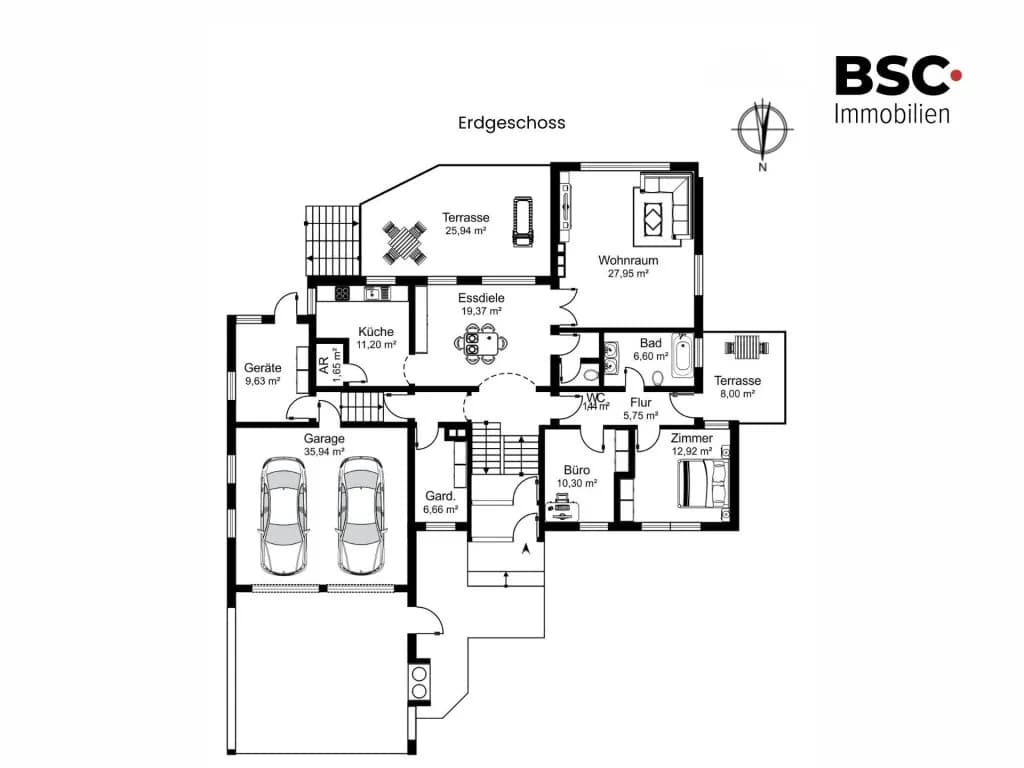 6-Zimmer-Haus kaufen in Baden – 180 m², € 798.000 – Bild 43 von 44