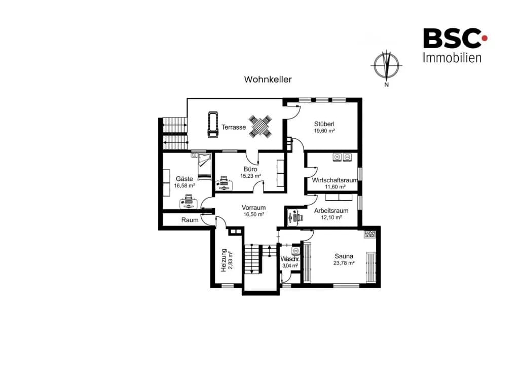 6-Zimmer-Haus kaufen in Baden – 180 m², € 798.000 – Bild 44 von 44