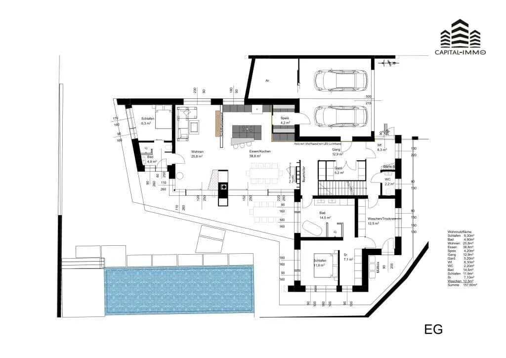 7-Zimmer-Haus kaufen in Wels-Land – 259,8 m², € 1.114.760 – Bild 4 von 9
