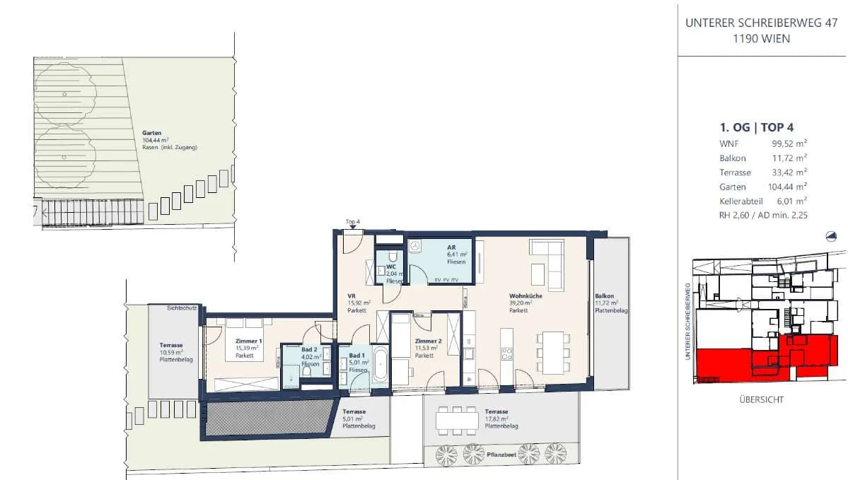 Wohnung kaufen in Wien – 105,53 m², € 1.795.000 – Bild 4 von 4
