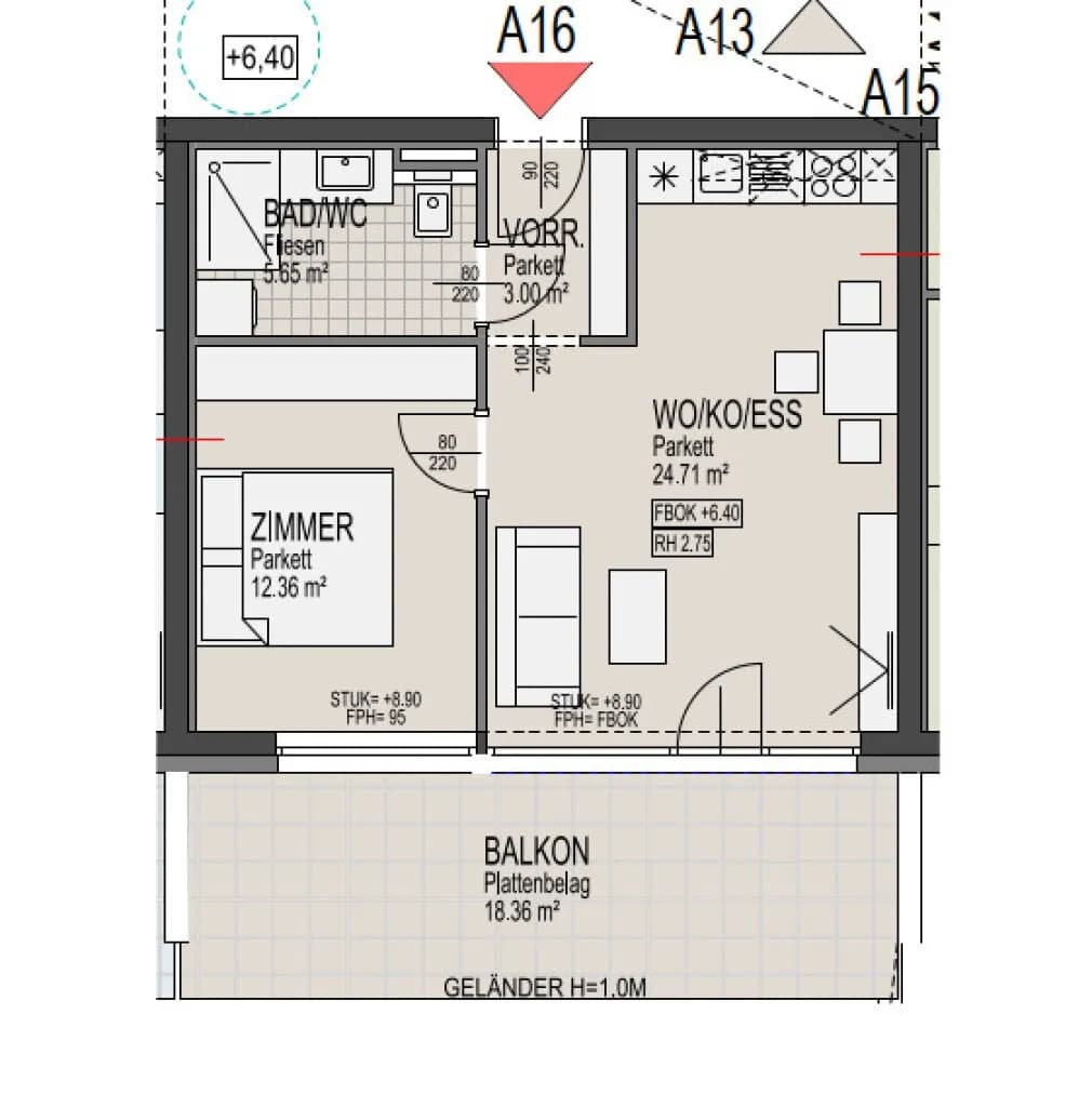 2-Zimmer-Wohnung kaufen in Graz – 45,72 m², € 315.000 – Bild 10 von 10