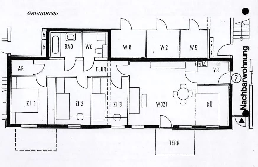 Wohnung mieten in Bruck-Mürzzuschlag – 86,77 m², € 965 – Bild 2 von 2