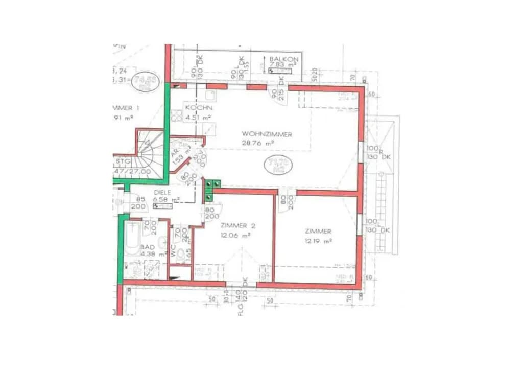 3-Zimmer-Wohnung mieten in Melk – 71,19 m², € 534 – Bild 14 von 14
