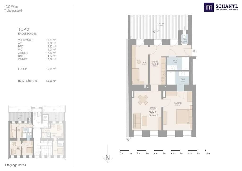 3-Zimmer-Wohnung kaufen in Wien – 66,6 m², € 566.000 – Bild 12 von 12