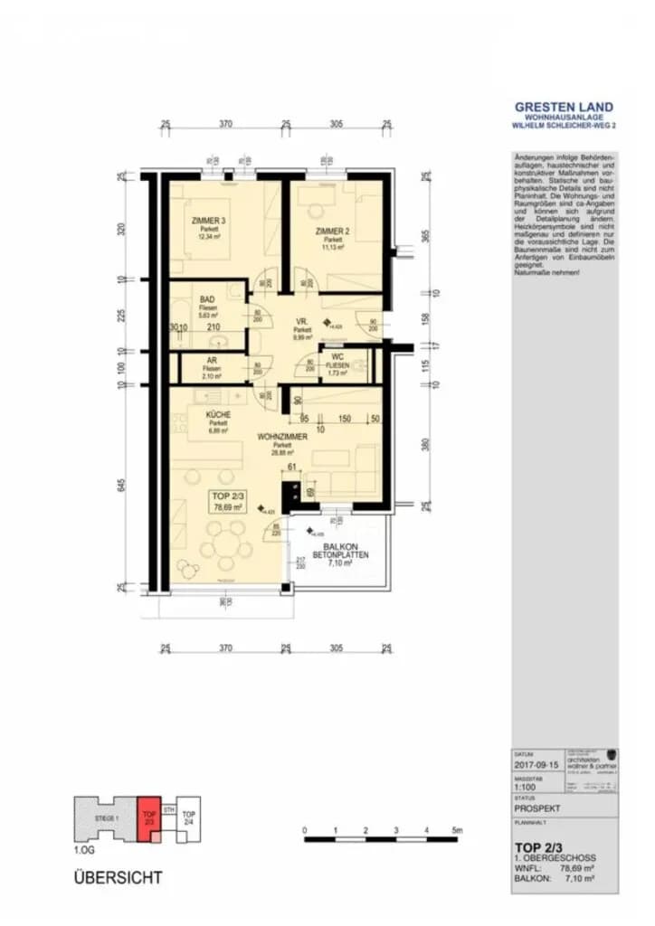 3-Zimmer-Wohnung mieten in Scheibbs – 78,69 m², € 708 – Bild 10 von 11