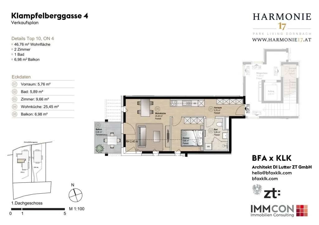 2-Zimmer-Wohnung kaufen in Wien – 46,76 m², € 515.000 – Bild 13 von 13