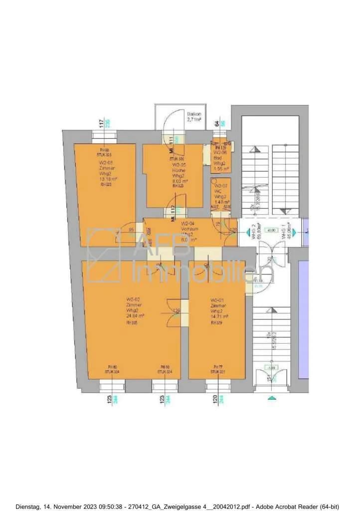 3-Zimmer-Wohnung mieten in Graz – 69,8 m², € 834 – Bild 15 von 15