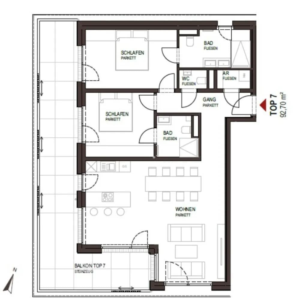 3-Zimmer-Wohnung kaufen in Gmunden – 92,7 m², € 1.049.000 – Bild 14 von 14