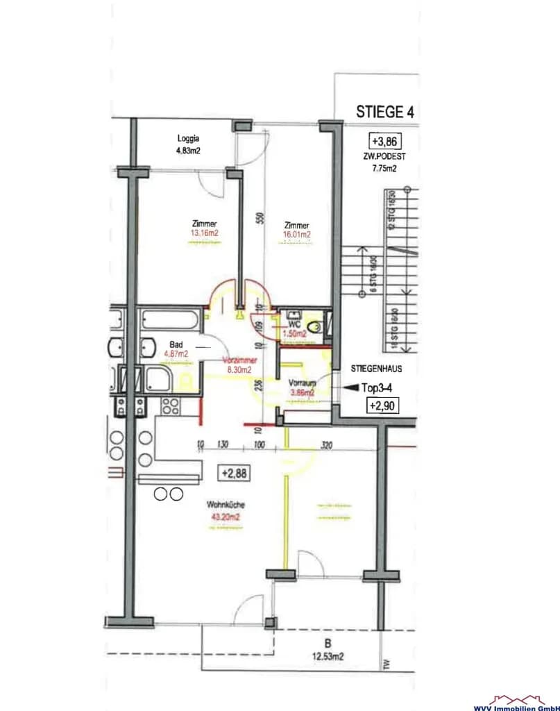 3-Zimmer-Wohnung kaufen in Wien – 90,6 m², € 679.000 – Bild 19 von 19