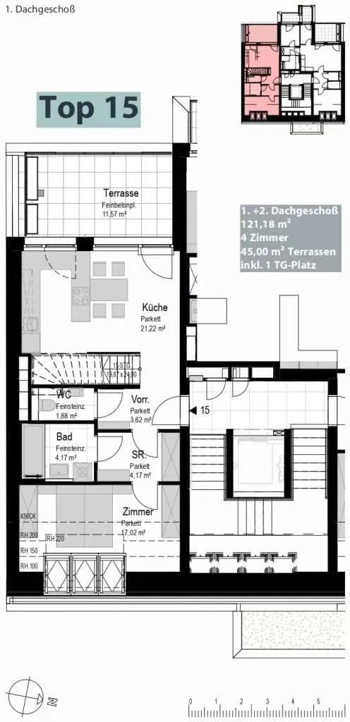 4-Zimmer-Wohnung kaufen in Wien – 121,18 m², € 749.000 – Bild 21 von 22
