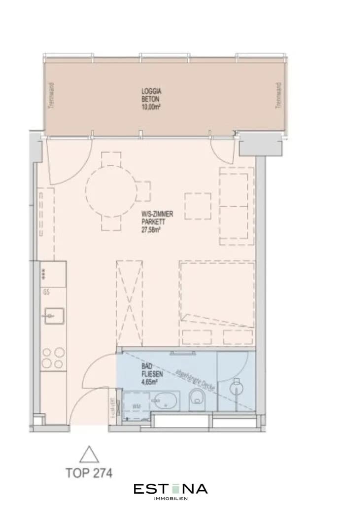 1-Zimmer-Wohnung mieten in Wien – 32,23 m², € 1.250 – Bild 18 von 18