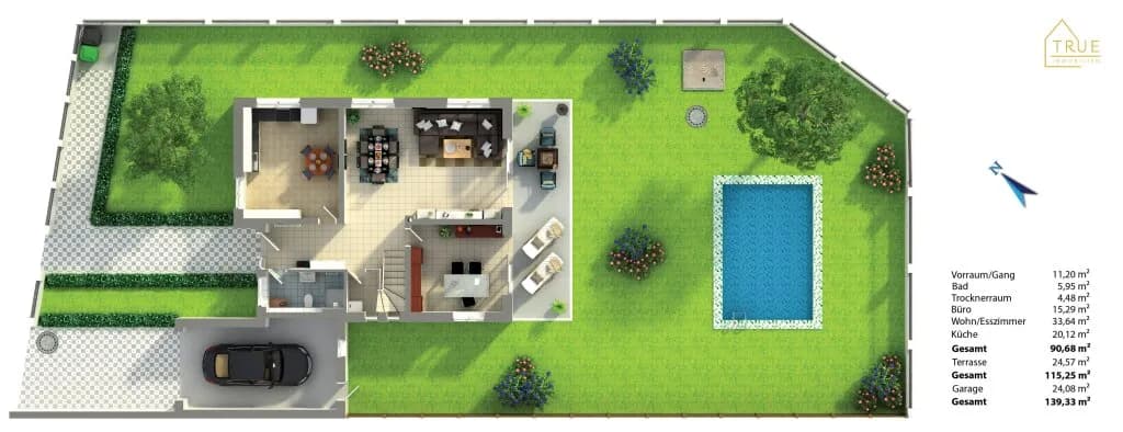 6-Zimmer-Haus kaufen in Gänserndorf – 177 m², € 739.000 – Bild 35 von 36
