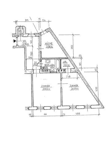 2-Zimmer-Wohnung mieten in Wien – 80,46 m², € 1.287 – Bild 5 von 5