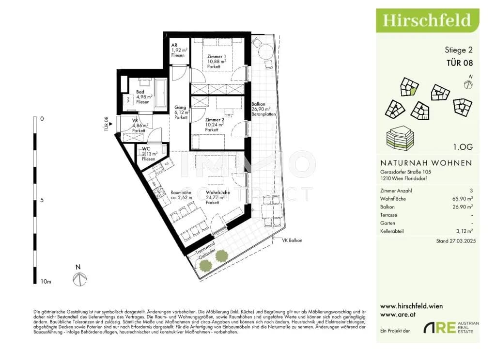 3-Zimmer-Wohnung kaufen in Wien – 65,9 m², € 394.000 – Bild 15 von 15