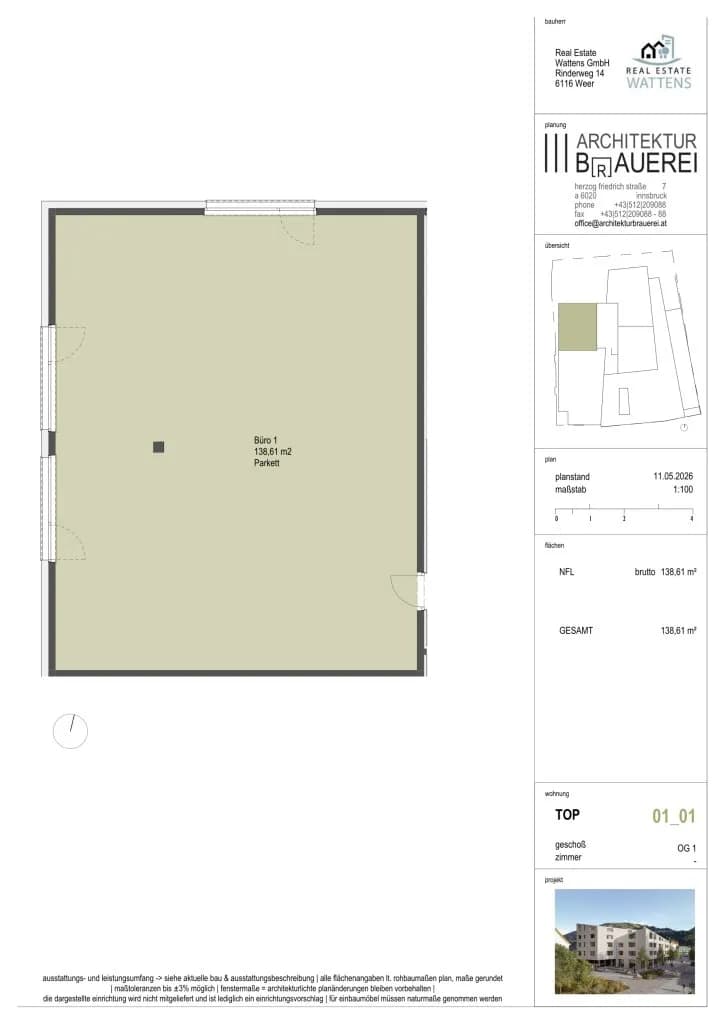 Gewerbeimmobilie kaufen in Innsbruck-Land – 139 m², € 1.040.000 – Bild 3 von 10