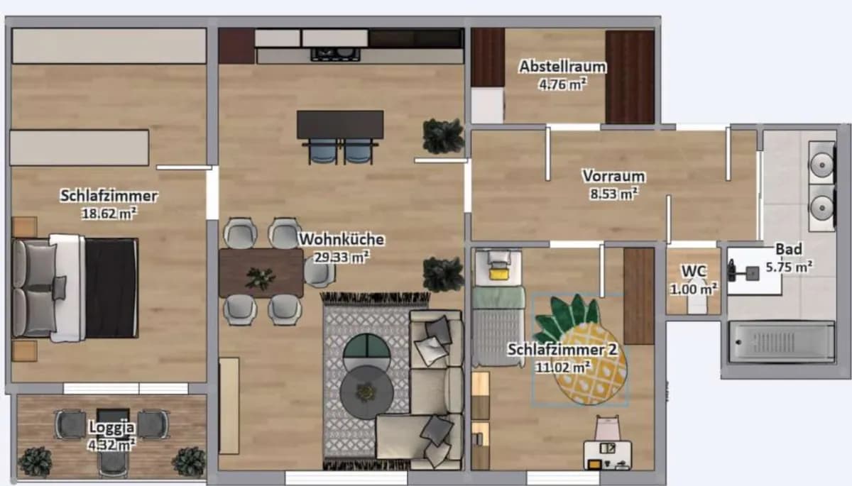 3-Zimmer-Wohnung mieten in Wien – 79 m², € 1.800 – Bild 24 von 24