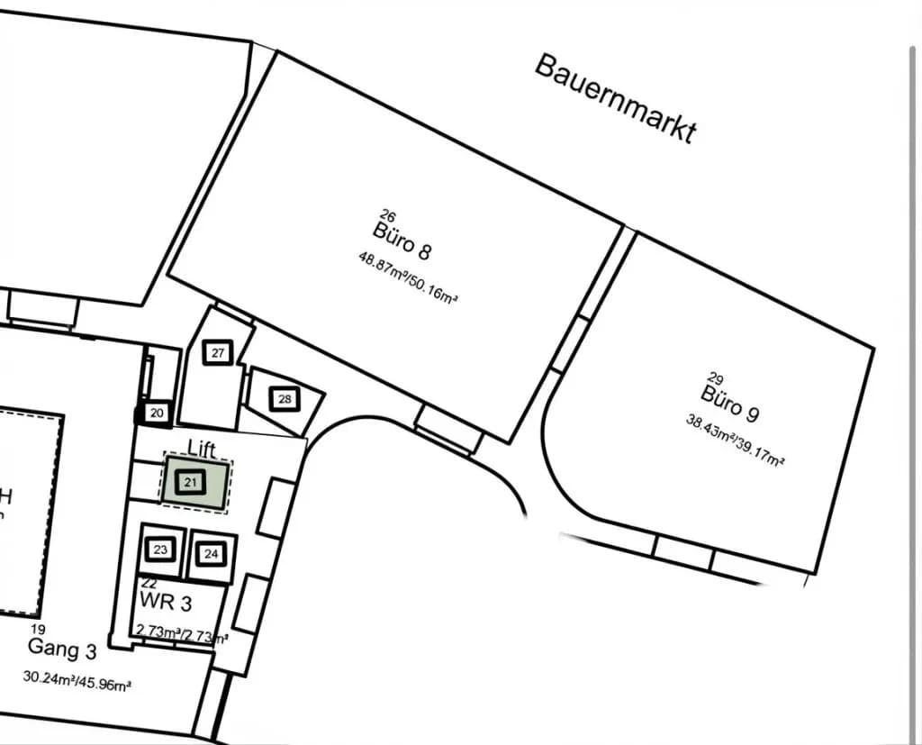 2-Zimmer-Gewerbeimmobilie mieten in Wien – 90 m², € 2.093 – Bild 19 von 19