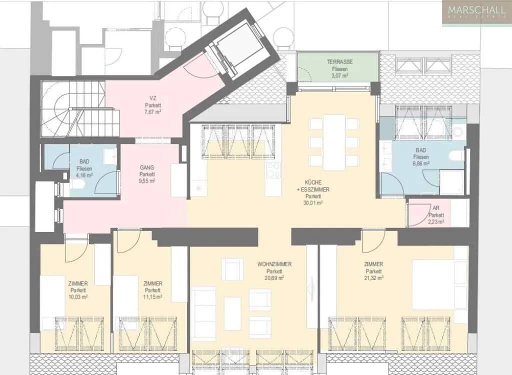 5-Zimmer-Wohnung kaufen in Wien – 132 m², € 1.690.000 – Bild 12 von 14