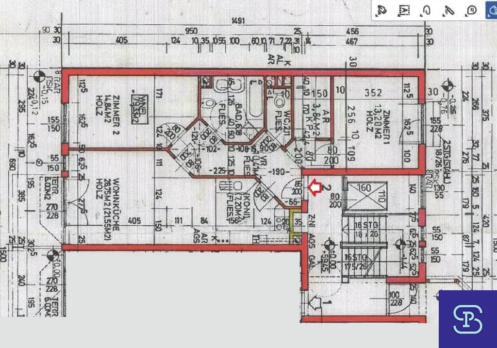 3-Zimmer-Wohnung mieten in Wien – 79 m², € 1.609 – Bild 23 von 23