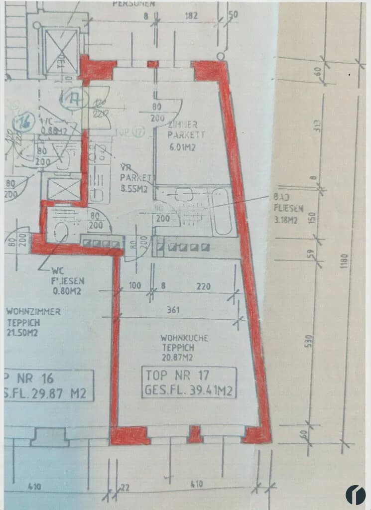 2-Zimmer-Wohnung kaufen in Wien – 40 m², € 218.000 – Bild 10 von 11