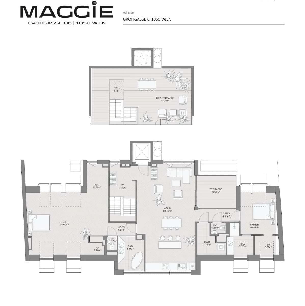 4-Zimmer-Wohnung kaufen in Wien – 163,97 m², € 1.967.600 – Bild 7 von 13